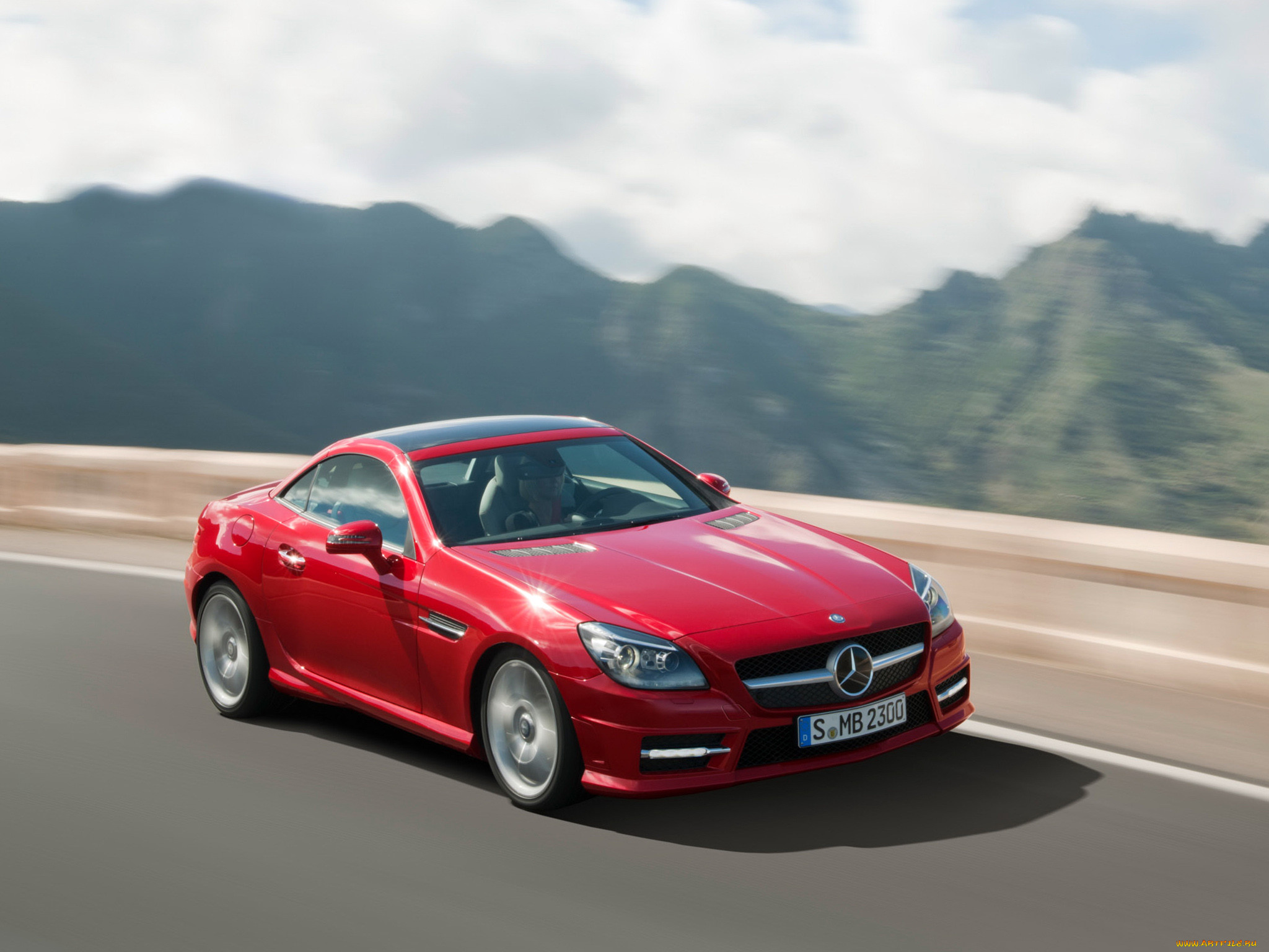 , mercedes, benz, slk